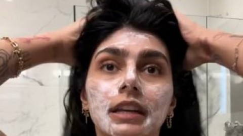 mia khalifa shower big boobs teen