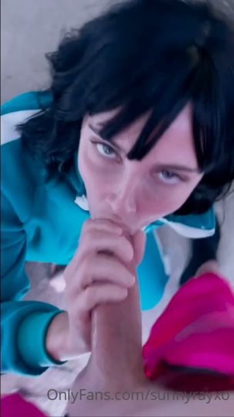 sunny ray squid game blowjob pornhub