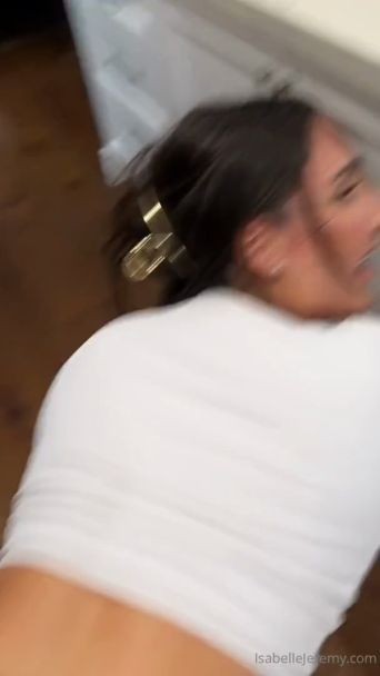 isabelle eleanore kitchen counter fuck clip free