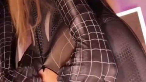 waifumiia black spider girl video