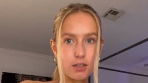 aubrey chesna lotion boobs xxx porn clip