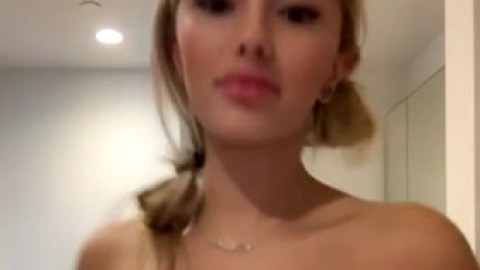 breckie hill topless boobs viral movie