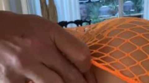 scarlettkissesxo orange lingerie creampie hd porn
