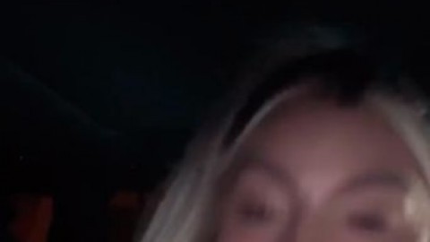 therealbrittfit late night car movie sex video