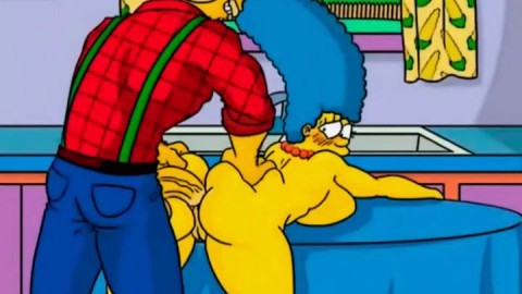 Marge Simpson anal sexwife