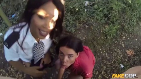 Bad Lands Outdoor Threesome With Two Big Pairs Of Tits Porno De Jovencitas