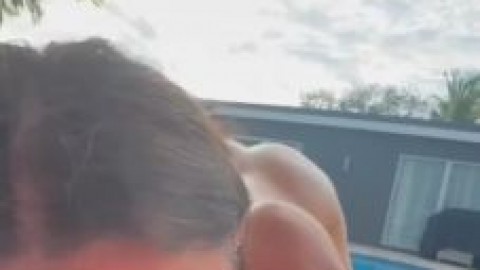 ashley aoky nude poolside hd