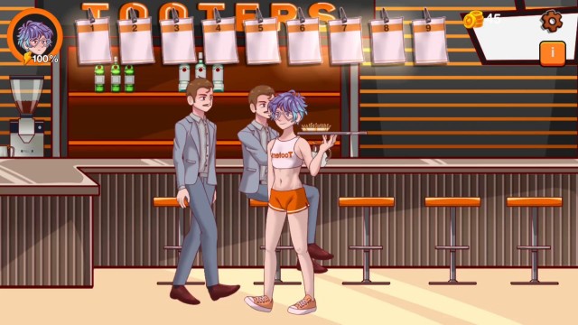 Serve hungry customers as a sexy femboy