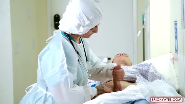 Aleksa Casual Erection Treatment From A Nurse Aleksa A pussy creampie