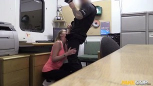 Cop offending fucked mature with big tits