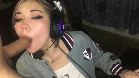 mewslut deepthroat blowjob sex