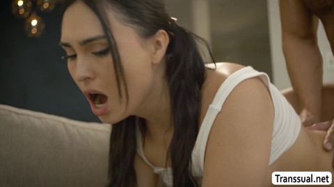 Giving my bad mood stepdad a blowjob to calm