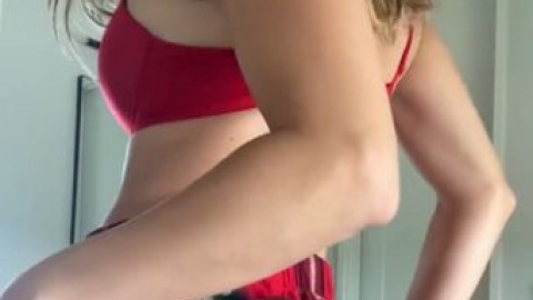 natalie roush red bikini watch