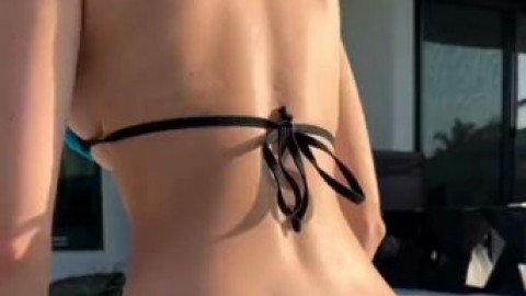 natalie roush blue bikini watch