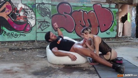 Petite Blonde Babe Fucked Hard In Public And Facialed Latina Anal