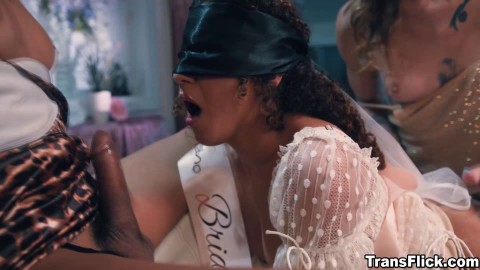 Zariah Aura and Gray Perrier bachelorette party for Liv Revamped