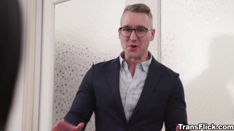 Baxxx caught staring at his office coworkers Victoria Grant and Charlotte Sins