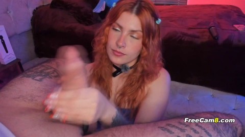 Redhead Cam Slut Worships Big Dick, Sucking It Deep