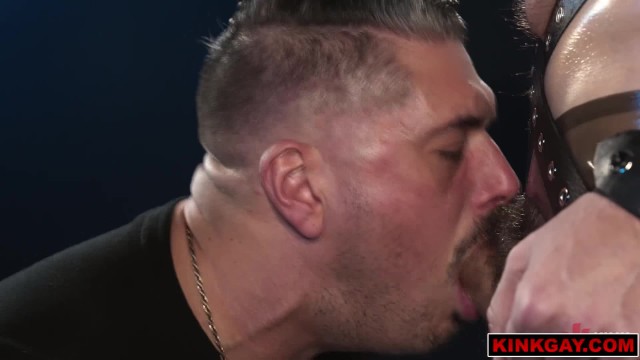 WoodxBound sucks and strokes Eddie Patricks huge cock and edges him