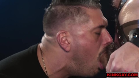 WoodxBound sucks and strokes Eddie Patricks huge cock and edges him