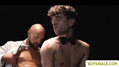 Master Aries lets me out of the cage and fucks me