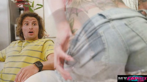 My stepcousin let me use her pussy instead of my GF