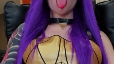 Lust_one Slowly Fondling her Huge Titties
