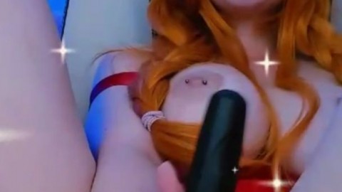 Lust_One Rams Thick Dildo Deep in Dripping Pussy