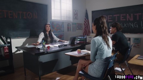 Teacher Makes Students to Fuck in Detention