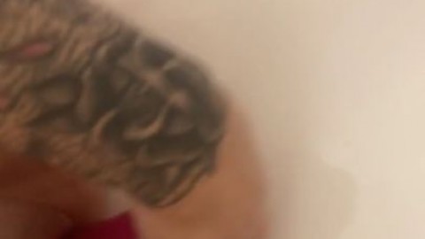 Tatted stepsister masturbates for you