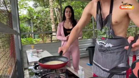 We Make Pancakes I Lick Her Pussy And Then We Have Wonderful Sex Pussy Fucked