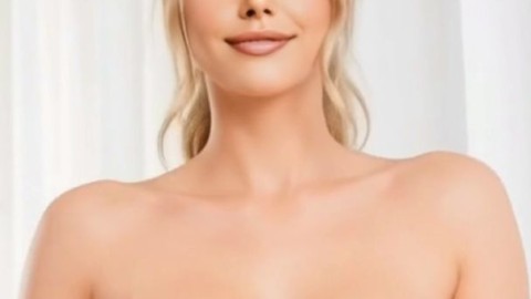 Sexy Blonde Teasing and Flaunting Her Naked Body