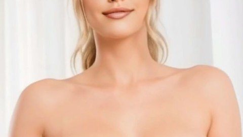 Sexy Blonde Teasing and Flaunting Her Naked Body