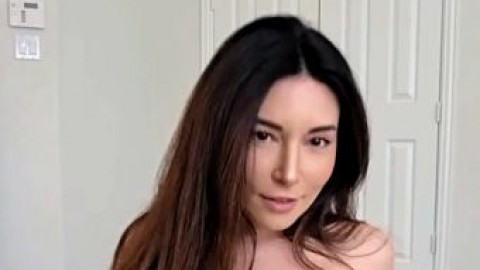 alinity black sheer robe strip porn instagram