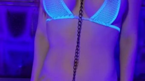 amouranth sex toy masturbation neon pornhub.co