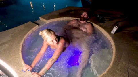 hot tub sex with blonde ai porn vids