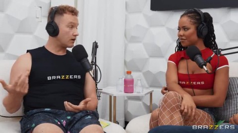 Brazzersexxtra Kira Noir The Brazzers Podcast Episode Licking Pussy