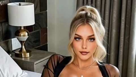 Big-Titted Blonde Spreads and Plays With Her Wet Hole