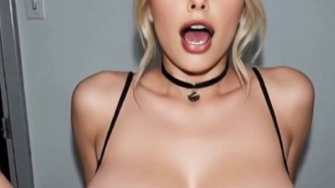 Thick Cock Stretches Her Tight Pussy Until She Creams