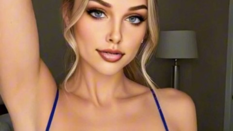 Naughty Camgirlâ€™s Giant Tits Bounce On Live Tease