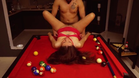 Inviting A Escort At My Free Day And Fuck Her Over The Pool Table Chavon Taylor HD