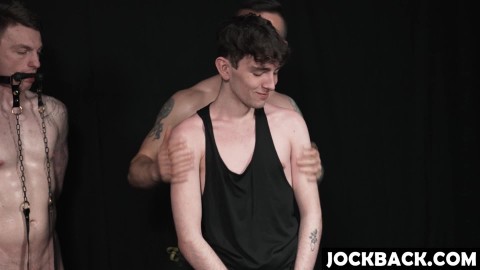 Stablemasters Derek Kage and Sean Xavier Test Kyle Harper and Muscle Studs in Intense Audition