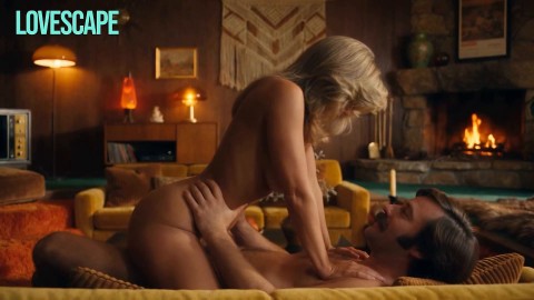Hairy 70s Blonde Sucks Cock and Takes Sweaty Pounding (AI)