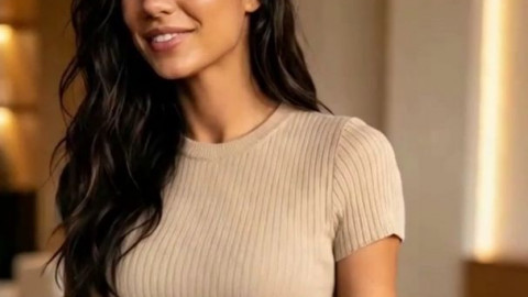 Stunning Trans Model Shows Off Curves at Home