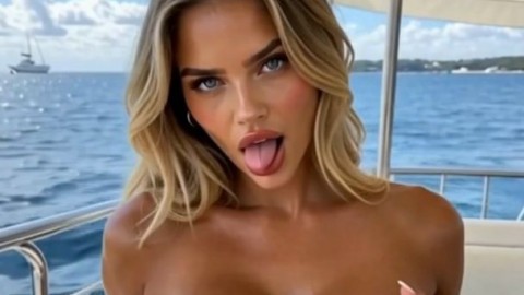 A pretty face with a playful side