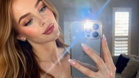 Vex Flora Big Bulge Tease Mirrorfie
