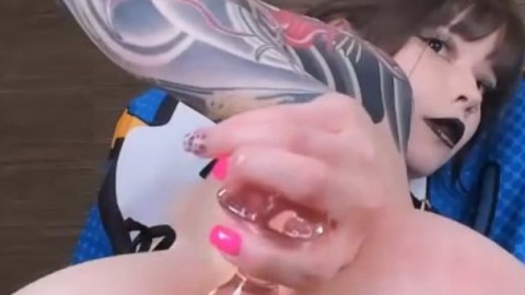 Tight Asshole Stretched by Fingers While She Moans for More