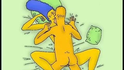 Simpsons hentai orgy cartoon comic drawn porn