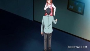 Redhead Anime School Doll Seducing Her Cute Teacher toons japanese porn