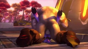World of Warcraft Cartoon with elements of porn